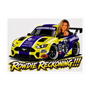 Rowdie Reckoning Die-Cut Sticker